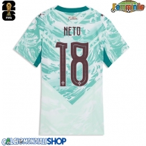 Maglie da calcio Portogallo Pedro Neto #18 Seconda Maglia Femminile Mondiali 2026  Manica Corta